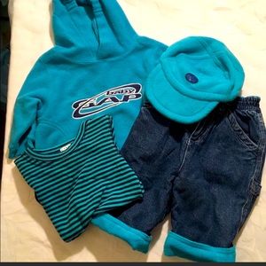 Vintage 4 Piece Baby Gap Jeans Outfit